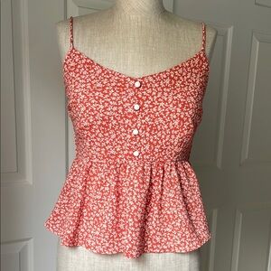 Floral Peplum Top